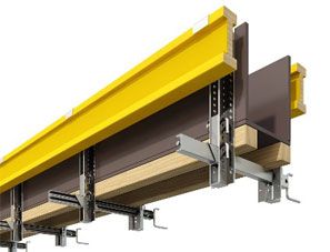 Layher Bautechnik: Spindelbare Unterzugschalung (verzinkt)